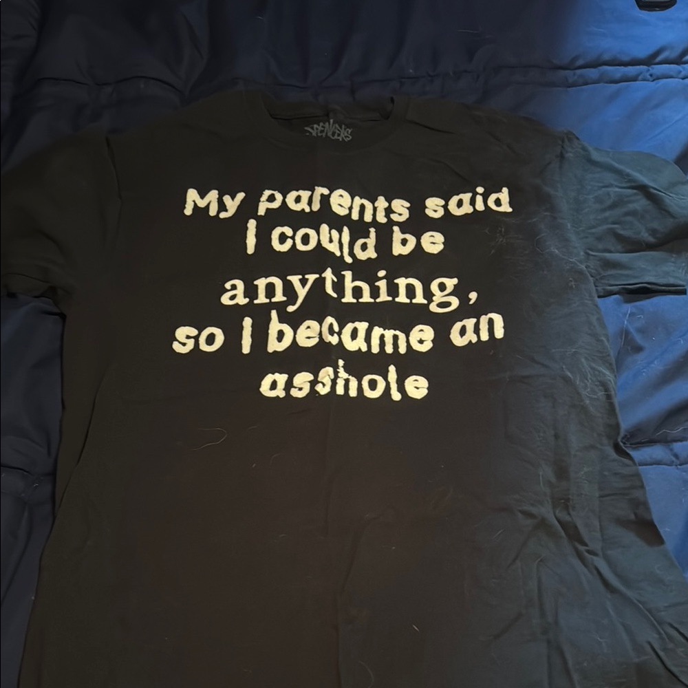 Spencer's Black Cotton T-Shirt